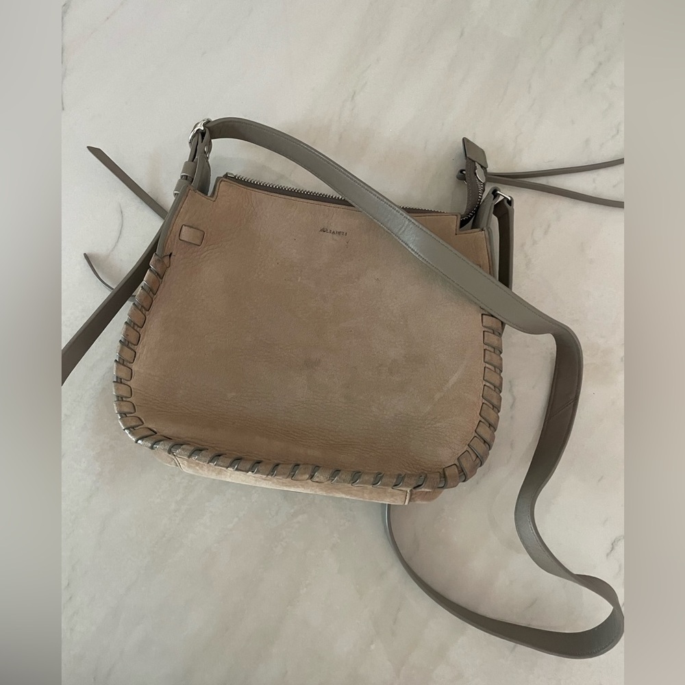 All Saints Suede bag